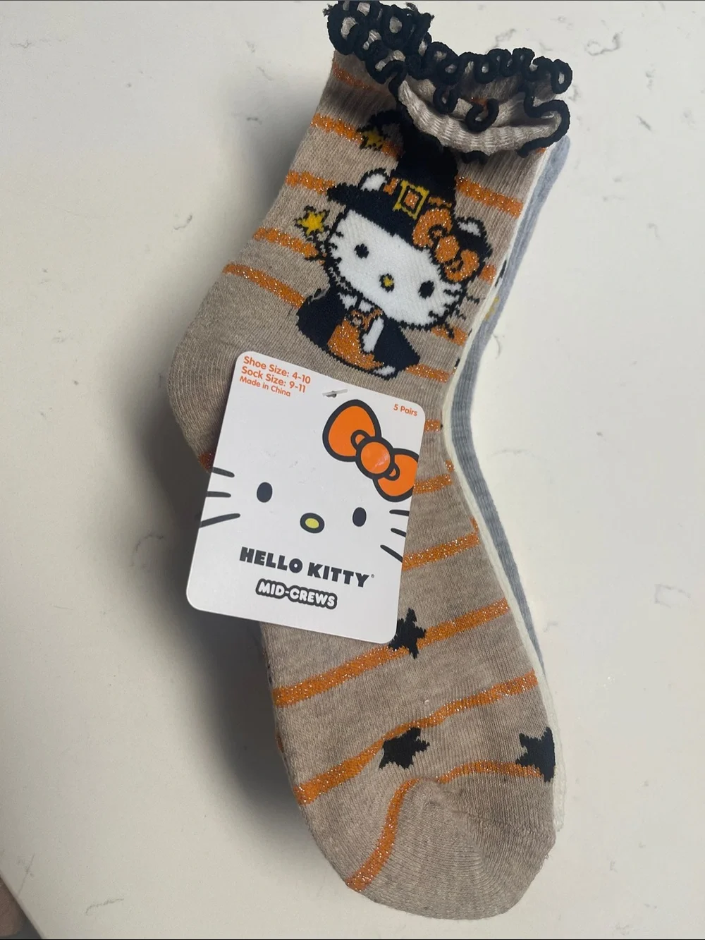 Sanrio Hello Kitty Witch Mid-Crew Socks